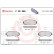 Brake Pad Set, disc brake P 28 068 Brembo, Thumbnail 3