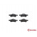 Brake Pad Set, disc brake P 28 070 Brembo, Thumbnail 3