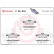 Brake Pad Set, disc brake P 28 070 Brembo, Thumbnail 3