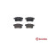 Brake pad set, disc brake P 28 072X Brembo, Thumbnail 2
