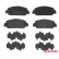 Brake Pad Set, disc brake P 28 077 Brembo, Thumbnail 3