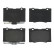 Brake Pad Set, disc brake P 28 079 Brembo