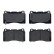 Brake Pad Set, disc brake P 28 099 Brembo