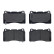 Brake Pad Set, disc brake P 28 099 Brembo, Thumbnail 2