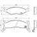 Brake Pad Set, disc brake P 30 006 Brembo, Thumbnail 3