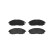 Brake Pad Set, disc brake P 30 010 Brembo