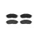 Brake Pad Set, disc brake P 30 010 Brembo, Thumbnail 3