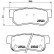 Brake Pad Set, disc brake P 30 014 Brembo, Thumbnail 2