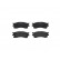 Brake Pad Set, disc brake P 30 016 Brembo