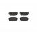 Brake Pad Set, disc brake P 30 023 Brembo