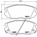 Brake Pad Set, disc brake P 30 031 Brembo, Thumbnail 2