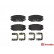 Brake Pad Set, disc brake P 30 031 Brembo, Thumbnail 3