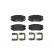 Brake Pad Set, disc brake P 30 031 Brembo, Thumbnail 3