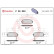 Brake Pad Set, disc brake P 30 032 Brembo, Thumbnail 3