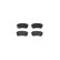 Brake Pad Set, disc brake P 30 033 Brembo, Thumbnail 3