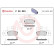 Brake Pad Set, disc brake P 30 033 Brembo, Thumbnail 3
