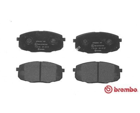 Brake Pad Set, disc brake P 30 034 Brembo, Image 2