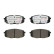 Brake pad set, disc brake P 30 034X Brembo, Thumbnail 4