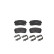 Brake Pad Set, disc brake P 30 035 Brembo, Thumbnail 3