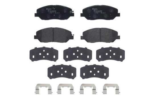 Brake Pad Set, disc brake P 30 036 Brembo, Image 3