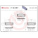 Brake Pad Set, disc brake P 30 037 Brembo, Thumbnail 3