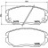 Brake Pad Set, disc brake P 30 038 Brembo, Thumbnail 2