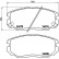 Brake Pad Set, disc brake P 30 038 Brembo, Thumbnail 3