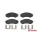 Brake Pad Set, disc brake P 30 041 Brembo, Thumbnail 2