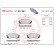 Brake Pad Set, disc brake P 30 041 Brembo, Thumbnail 3