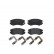 Brake Pad Set, disc brake P 30 043 Brembo