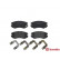 Brake Pad Set, disc brake P 30 043 Brembo, Thumbnail 2