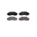 Brake Pad Set, disc brake P 30 044 Brembo