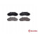 Brake Pad Set, disc brake P 30 044 Brembo, Thumbnail 3