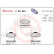 Brake Pad Set, disc brake P 30 045 Brembo, Thumbnail 3