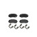 Brake Pad Set, disc brake P 30 045 Brembo, Thumbnail 3