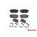 Brake Pad Set, disc brake P 30 055 Brembo, Thumbnail 2