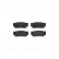 Brake Pad Set, disc brake P 30 057 Brembo, Thumbnail 3