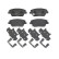 Brake Pad Set, disc brake P 30 066 Brembo, Thumbnail 2