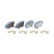 Brake pad set, disc brake P 30 067E Brembo, Thumbnail 2