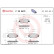 Brake pad set, disc brake P 30 067E Brembo, Thumbnail 4