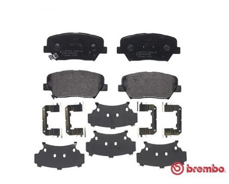 Brake Pad Set, disc brake P 30 070 Brembo, Image 2