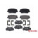 Brake Pad Set, disc brake P 30 070 Brembo, Thumbnail 2