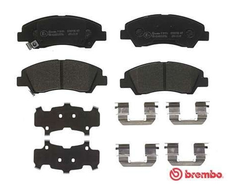 Brake Pad Set, disc brake P 30 076 Brembo, Image 2