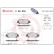 Brake Pad Set, disc brake P 30 076 Brembo, Thumbnail 3