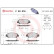 Brake Pad Set, disc brake P 30 076 Brembo, Thumbnail 3