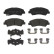 Brake Pad Set, disc brake P 30 076 Brembo, Thumbnail 2
