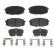 Brake Pad Set, disc brake P 30 077 Brembo