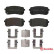 Brake Pad Set, disc brake P 30 080 Brembo, Thumbnail 2