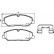 Brake Pad Set, disc brake P 30 084 Brembo