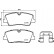 Brake Pad Set, disc brake P 30 085 Brembo, Thumbnail 2